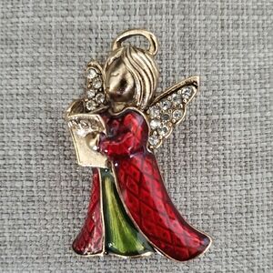 Liz & Co. Vintage Angel Brooch